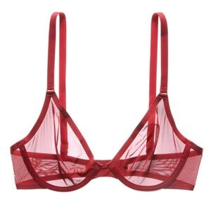 CUUP The Plunge Mesh Bra NEW